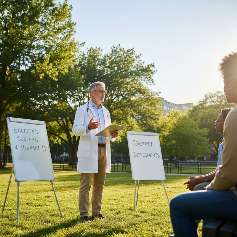 台灣維生素D不足人口比例示意
