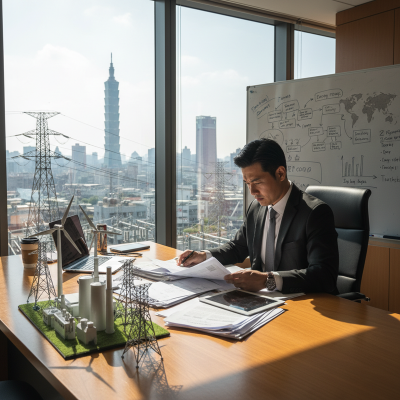 AI算力競賽引發2025年全球供應鏈重組與台灣能源政策挑戰