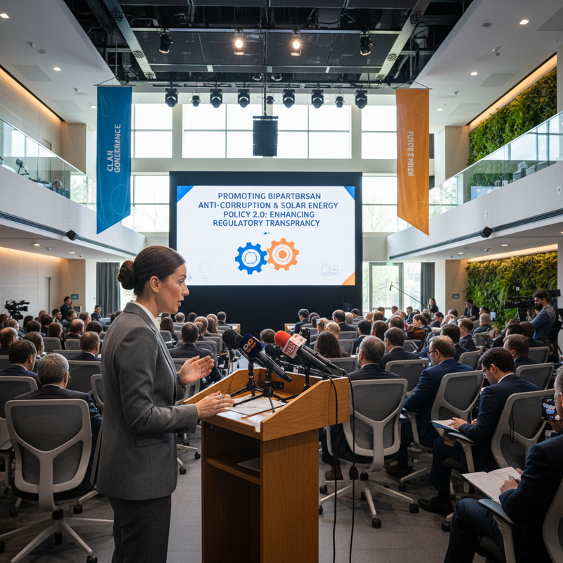 蔡英文呼籲跨黨派肅貪 推動光電政策2.0強化監管透明