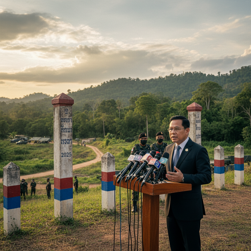 泰柬邊境2025年持續交火 川普宣布停火遭雙方總理否認