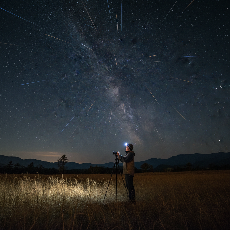 台灣12月14日凌晨迎來2025雙子座流星雨極大值，每小時最高150顆並同步直播