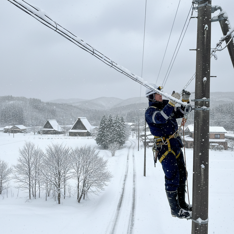北海道12月15日暴風雪導致約1.9萬戶停電及交通全面癱瘓