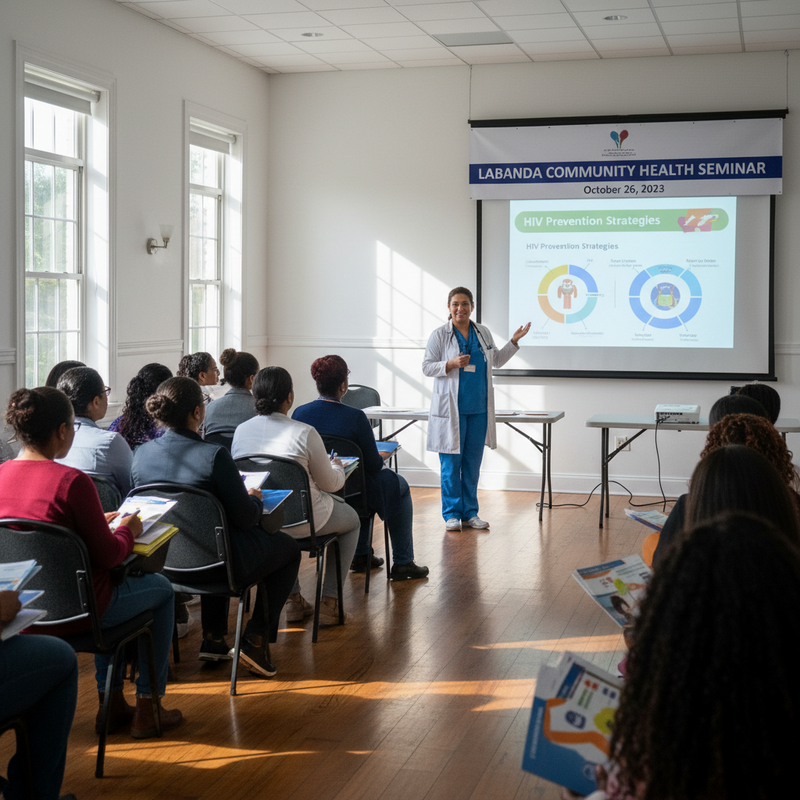拉班達市攜手醫療推動HIV防治研討會 強化社區篩檢與教育