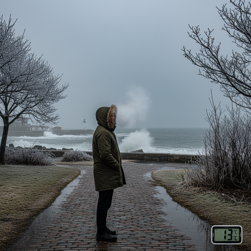 北東部受強東北季風影響12月22日起濕冷降溫至13度