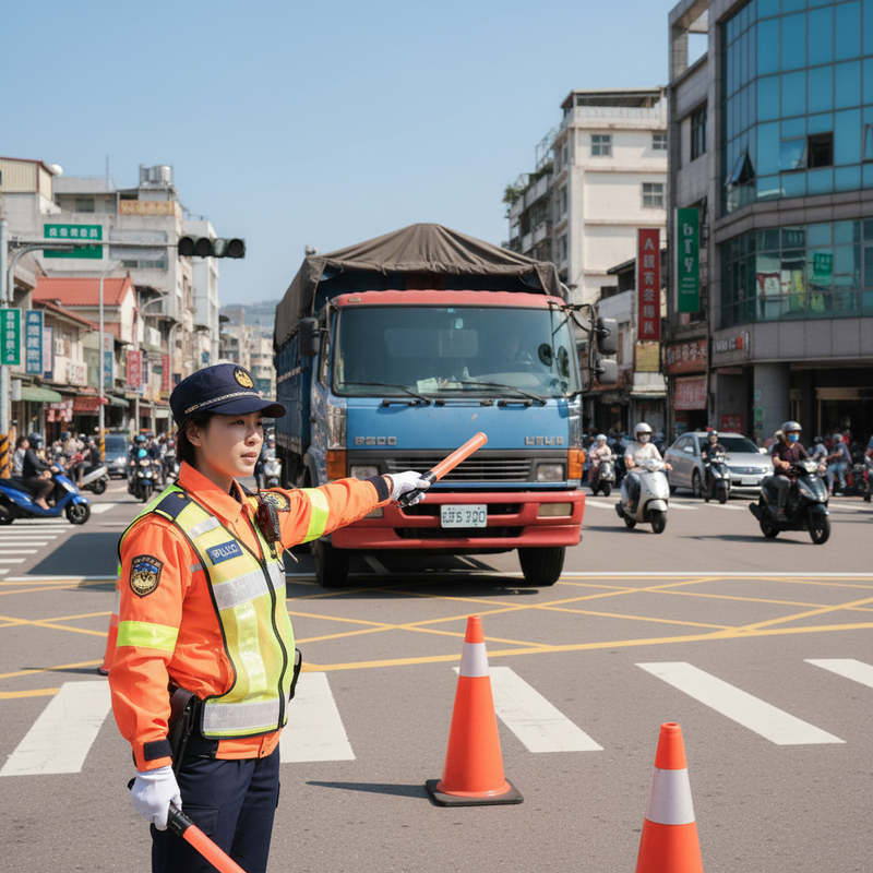 宜蘭頭城24歲警執行副總統交管勤務遭貨車撞重傷搶救中