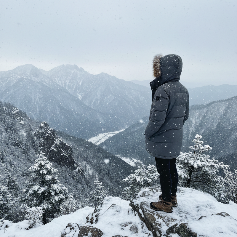 台灣12月13日首波強冷氣團報到，北部低溫降至12度高山恐首見降雪