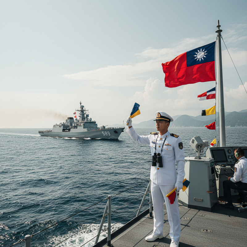 台灣周邊24海浬鄰接區中共軍艦入侵 海軍班超艦示警驅離