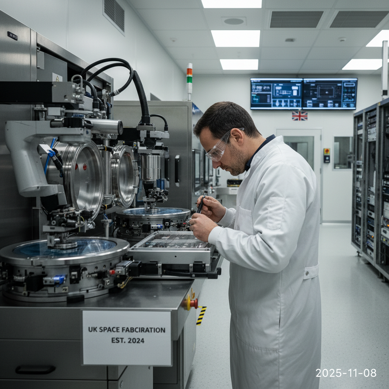 英國2025年底首度太空製造半導體提純度提升4000倍