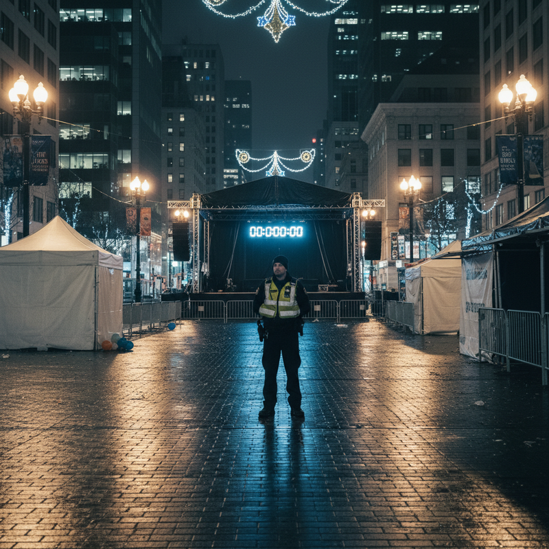 中國多地取消跨年活動並實施嚴格維穩措施防範群眾聚集