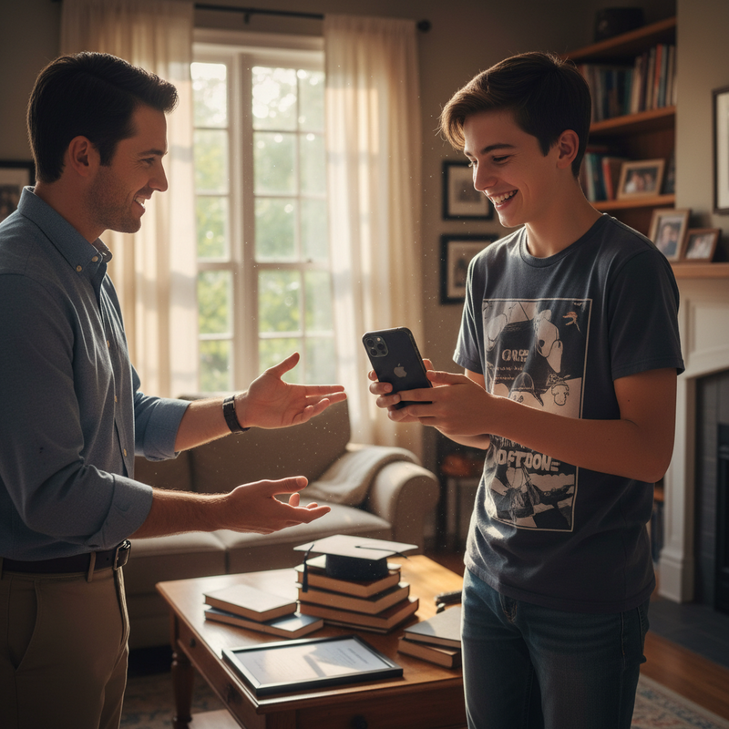 律師以二手iPhone 11獎勵兒子成績 引發青少年數位差距討論