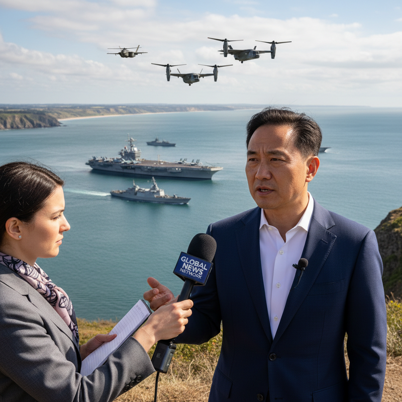 前美國防官員胡振東透露美軍台海戰略不登陸台灣本島聚焦周邊海空協防