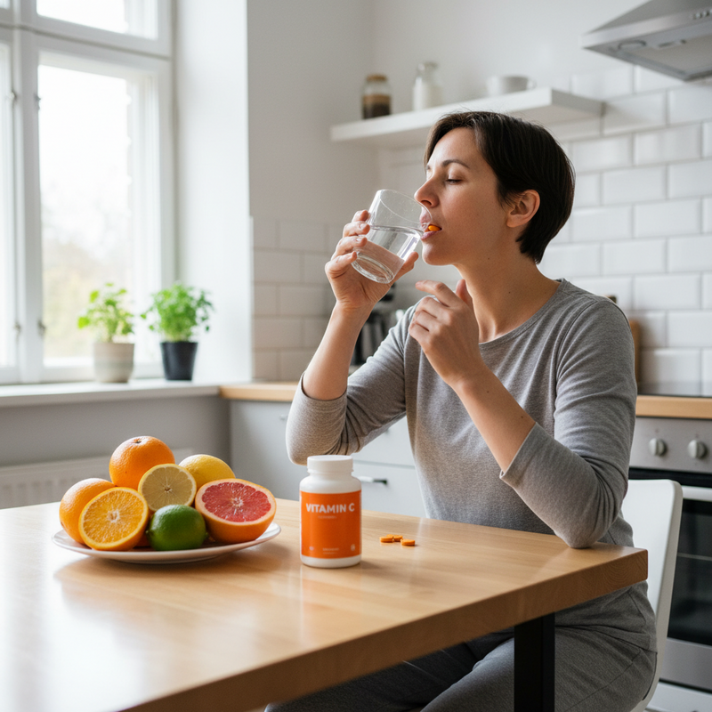 感冒初期一次攝取逾2000毫克維生素C恐致腹瀉與腎臟負擔