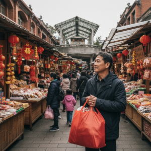 台北迪化年貨大街擴大禁菸區 吸菸區移至大稻埕碼頭引不便與居民反彈