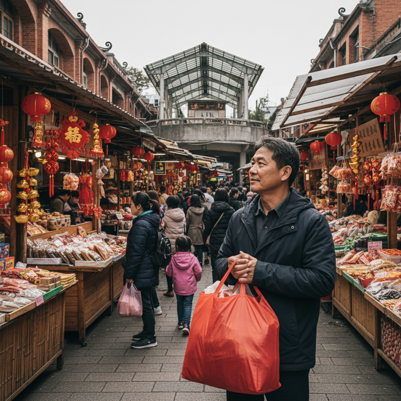 台北迪化年貨大街擴大禁菸區 吸菸區移至大稻埕碼頭引不便與居民反彈