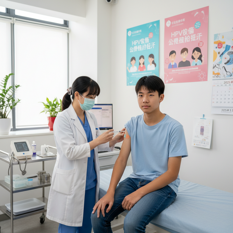 台灣2025年起納入國中男生公費HPV疫苗 接種提升兩性癌症預防效果