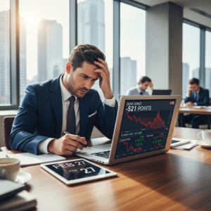 美股2月27日重挫521點 輝達股價跌逾4％台積電ADR同步走弱