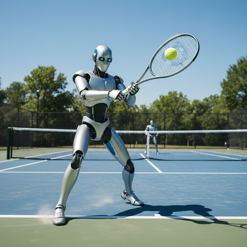 銀河通用發表全球首款具複雜網球對抗能力人形機器人