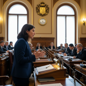 立法院質詢中配立委李貞秀遭拒回應 國民黨馬文君聲援引發攻防競爭