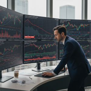 美股3月3日盤中急挫1200點 晶片股重跌台積電ADR下滑4.33%