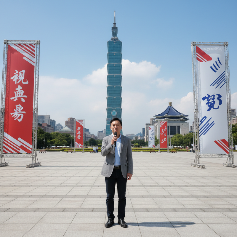 台北凱道民眾黨集會聲援柯文哲 譴責司法政治化呼籲改革