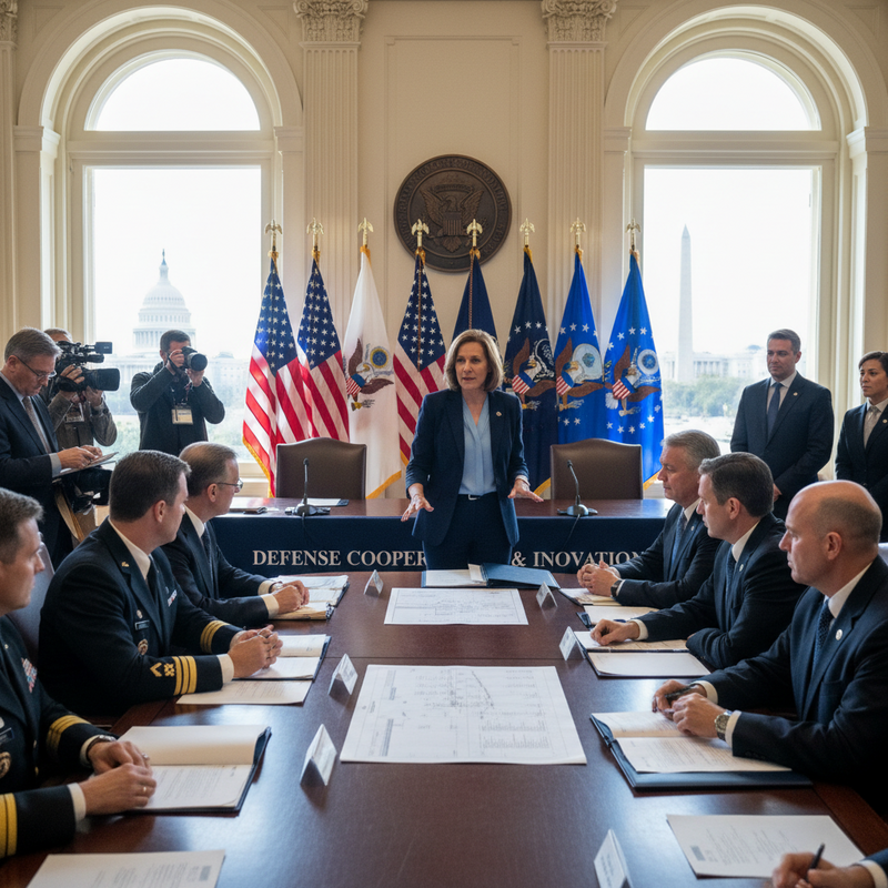 台中市長盧秀燕訪美推動軍購與防衛合作 強調戰爭風險需提升防衛能力