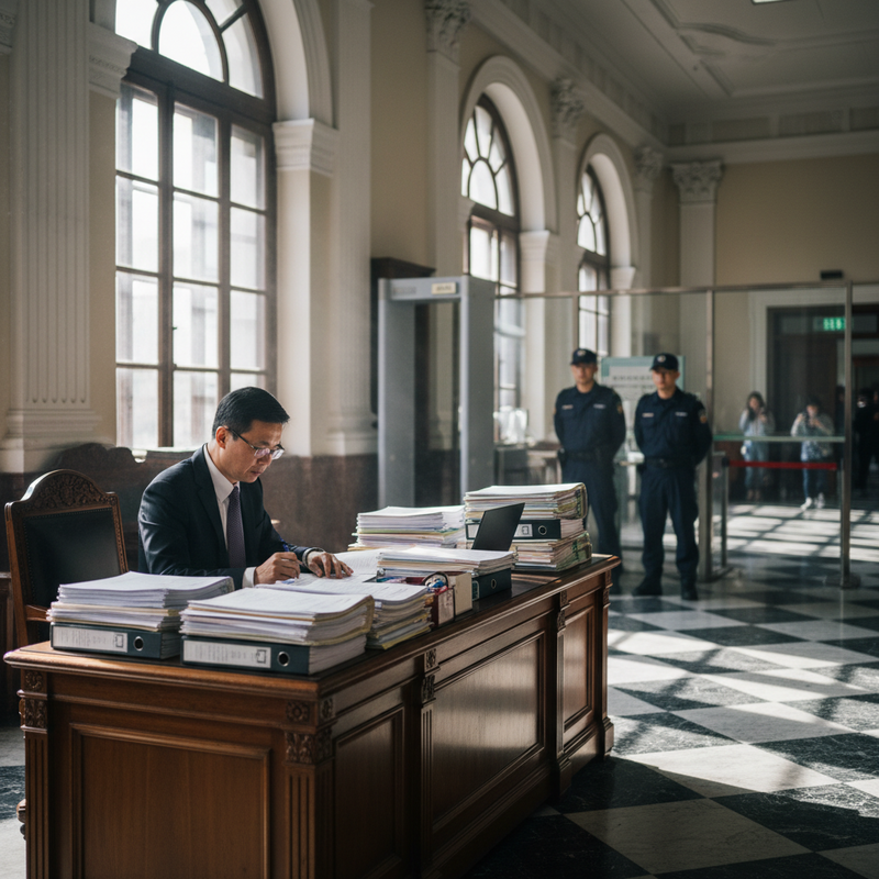 台北地院3月26日審理柯文哲涉京華城及政治獻金案一審宣判,台北市加強維安