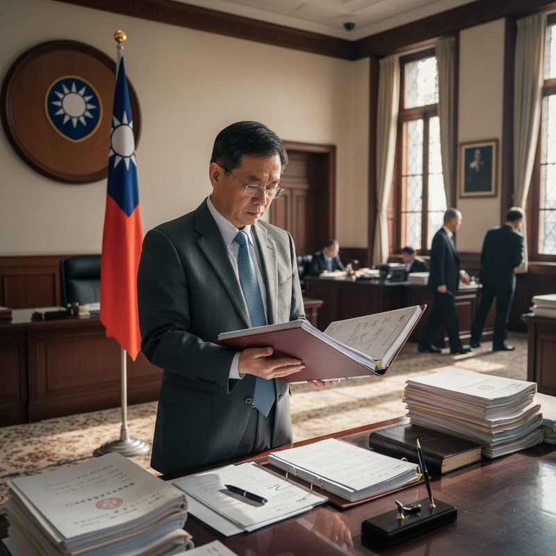 台灣立法院三讀三法修正案 行政院長卓榮泰拒絕副署引發憲政爭議