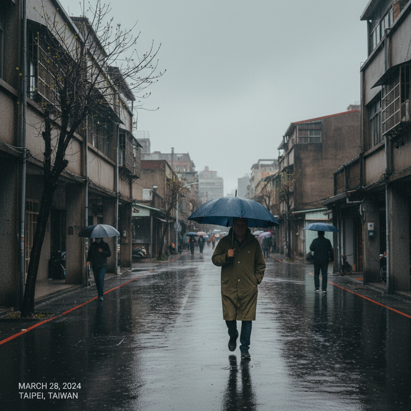 台灣春雨鋒面自3月19日起影響北部東部連續四天降雨氣溫轉濕冷