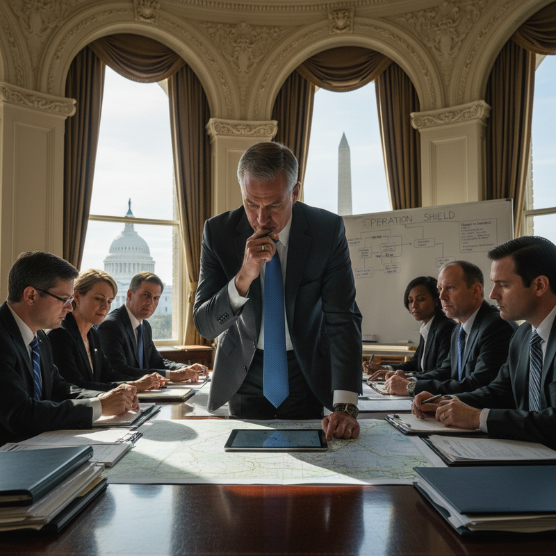 政府官員討論中東局勢與策略