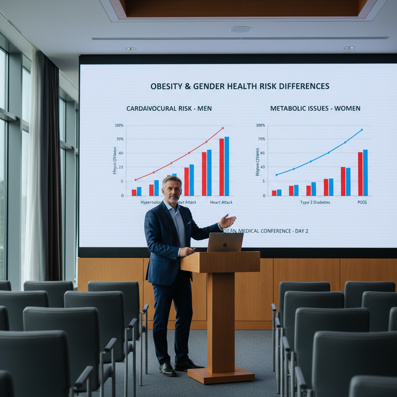 歐洲肥胖大會揭性別健康風險差異 男性心血管病風險更高女性代謝問題多