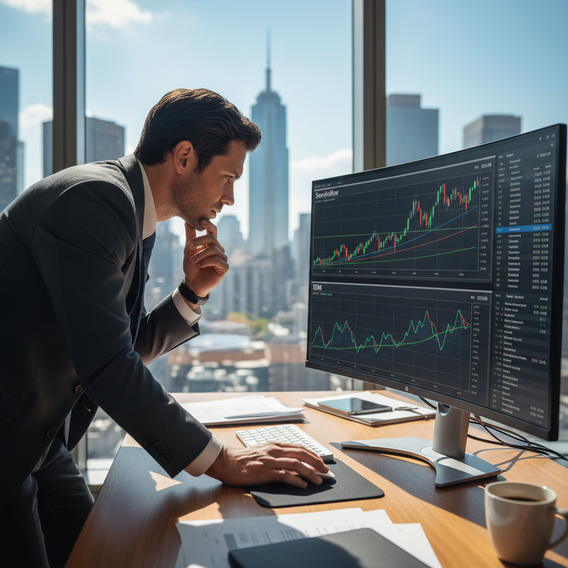 美股受中東地緣緊張拖累 ServiceNow、IBM股價重挫