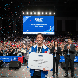 郭台銘大女兒「妞妞」代表台灣奪美國FIRST機器人賽最高「影響力大獎」