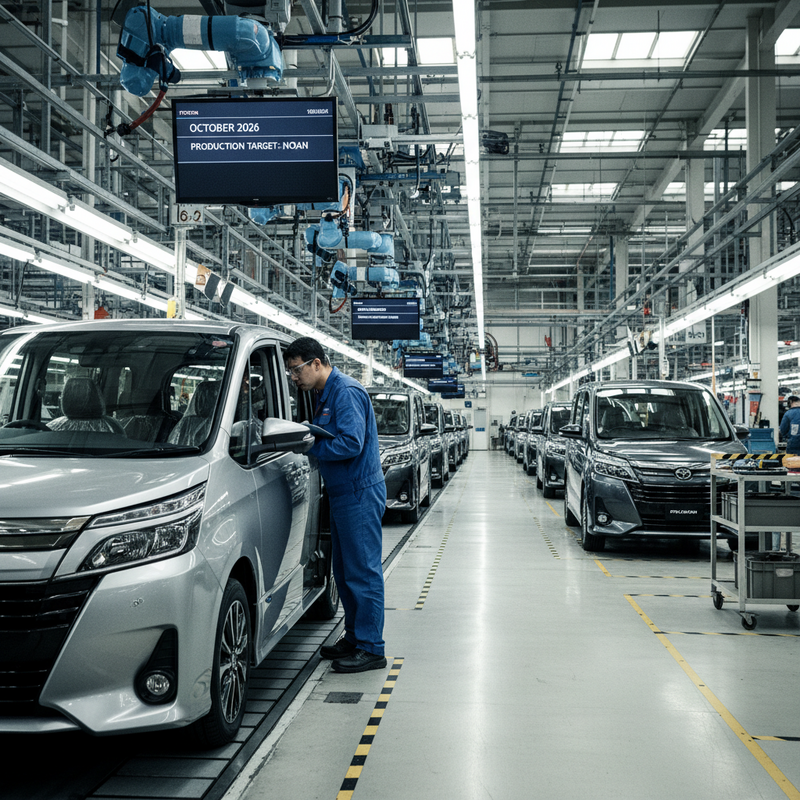 國瑞汽車2026年10月起本地量產Toyota Noah與Voxy小改款,年產能估3萬輛