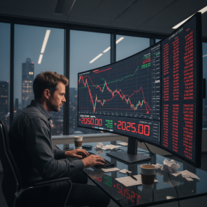 台積電10月20日尾盤爆量賣單致股價自2050元回落至2025元